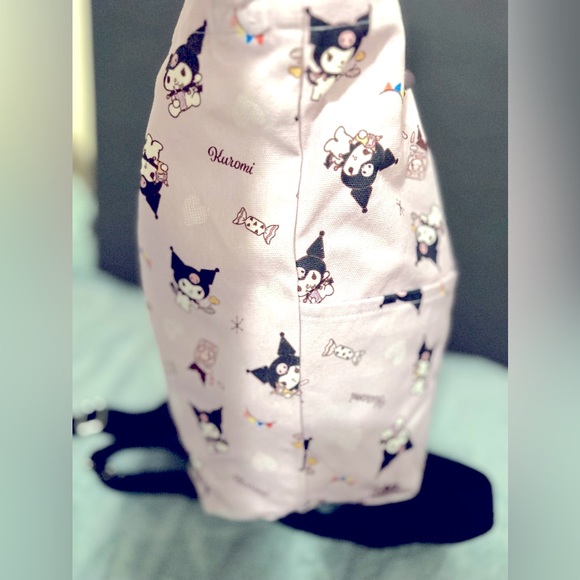 Kurumi by Sanrio Tote Bag Shoulder Bag Handbag Canvas Fabric - Picture 5 of 8